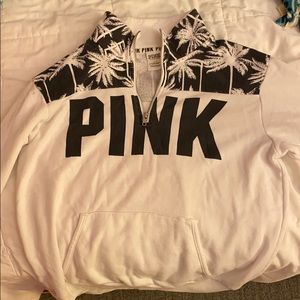 Pink Victoria Secret Quarter Zip